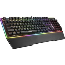 Rampage RMK-X1 MIRACLE USB Full RGB Aydınlatmalı Q Jixian Blue Switch Gaming Oyuncu Mekanik Klavye