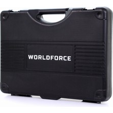 Worldforce S-Ultra 156 Parça Profesyonel Lokma Takımı 1/4",3/8",1/2" Lokma Seti