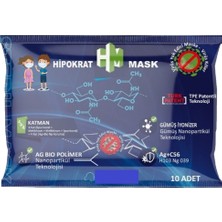 Hipokrat Mask Çocuk 4+4=8 Katlı Cerrahi Maske 10x3 30 Adet