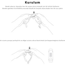 Kyver Xiaomi Mi Band 4 ve 3 Uyumlu Silikon Kordon 5'li Set 2