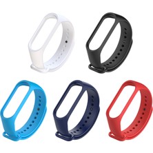 Kyver Xiaomi Mi Band 4 ve 3 Uyumlu Silikon Kordon 5'li Set 3