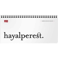 Lûgat365 Hayalperest Tarihsiz Haftalık Planlayıcı 13 x 27 cm