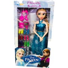 Miraç Müzikli Işıklı Ayakkabı Aksesuarlı Sonsuz Hareket Frozen Bebek