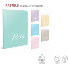 Gıpta Pastels Tel Dikiş Pp Kapak Defter A4 80 Yaprak Çizgili