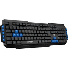 Hytech HYK-46 GAMY Siyah USB Mavi Tuşlu Q Gaming Oyuncu Klavyesi