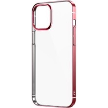 CoverZone iPhone 13 Kılıf Dört Köşe Renkli Pixel Kapak Kırmızı