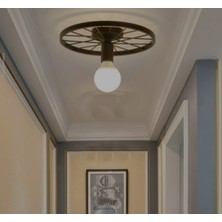 Mylights Retro Rustik Vintage Plofonyer Kafes Avize Armatür