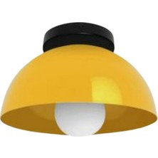 Mylights Sarı Plofonyer Tavan Avize  30 cm