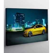 MonoStella Bmw Araba Kanvas Tablo Oturma Odası Ev Ofis Çalışma Dekor