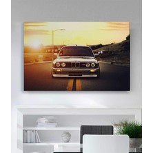 MonoStella Bmw Araba Kanvas Tablo Oturma Odası Ev Ofis Çalışma Dekor