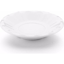 Tria Termo Kırılmaz Çay Tabağı 6'lı Takım 11 cm - Beyaz