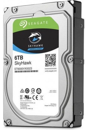 Seagate Skyhawk 3,5" 6tb 256MB ST6000VX001, 5900RPM, Güvenlik HDD