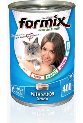 Formix Salmon & Shrimps / Somon Ve Karidesli Konserve Kedi Maması 400Gr