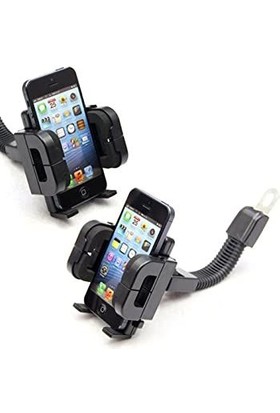 Arabulalaca Apple Iphone 12 Mini Tutucu Motosiklet Telefon Tutucu Aparat - Siyah