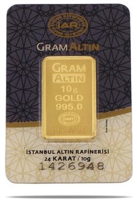 İstanbul Altın Rafinerisi 10 Gram (995) 24 Ayar Külçe Altın