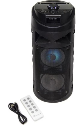 Kts KTS-1091 Taşınabilir Bluetooth ve Karaoke Özellikli Hoparlör