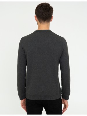 Pierre Cardin Erkek Antrasit Melanj Sweatshirt 50249360-VR081