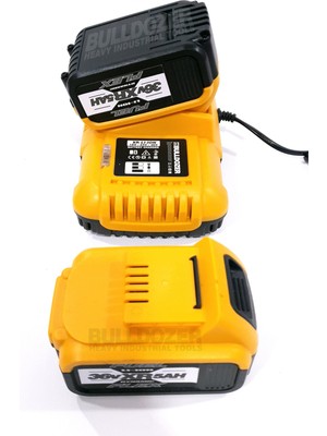 Bulldozer Profesyonel 36V Kömürsüz Çift Akülü Şarjlı Avuç Taşlama Spiral Brushless Series
