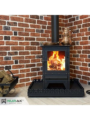 Nur-Ak Soba Camlı Isınma Sobası