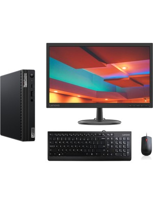 Lenovo M70Q-TINY Intel Core I3 10100T 8gb 256GB SSD Windows 10 Pro + 21.5" Monitör Masaüstü Bilgisayar 11DT003CTX25