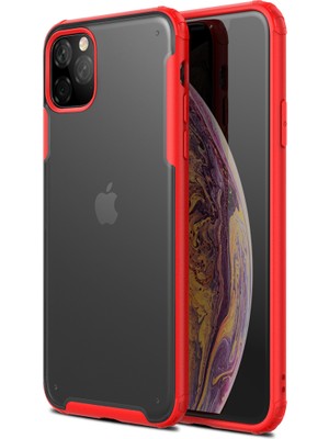 Bikapak Elit Mist Apple iPhone 11 Pro Max Kırmızı Kapak