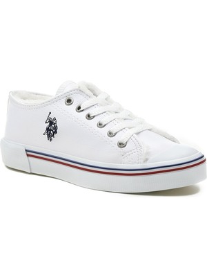 U.S. Polo Assn. Penelope Krk. 1pr Beyaz Kadın Havuz Taban Sneaker