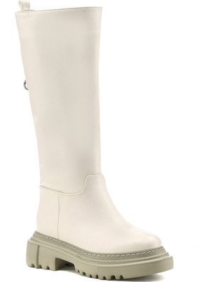 İnci Zeyn.z 1pr Bej Kadın Çizme