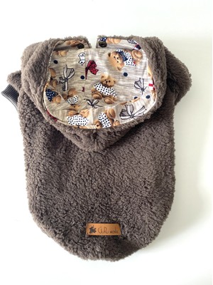 Guru Works Brown Tedy Köpek Kıyafeti Montu