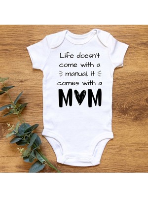 Limon Manual Mom Organik Baskılı Çıtçıtlı Body