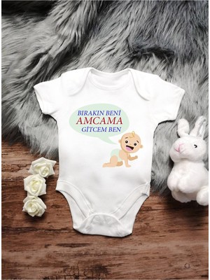 Limon Bırakın Beni Amcama Gitcem Ben Baskılı Zıbın