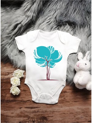 Limon Özel Renkli Ağaç Bebek Body & Zıbın