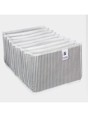 Akordiyon S Boy 11 Bölmeli Çok Amaçlı Dolap Içi ve Çekmece Içi Düzenleyici Cepli Organizer