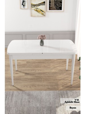 Canisa Concept Canisa Via Serisi 80 x 132 cm Açılabilir   Mutfak Masası , Yemek Masası
