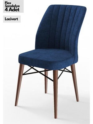 Canisa Concept Canisa Flex Serisi Gürgen Ayaklı   Sandalye , 4 Adet , Ayaklar Ceviz