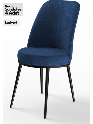 Canisa Concept Canisa Dexa Serisi    Yemek ve Mutfak Sandalyesi , 4 Adet , Ayaklar Siyah