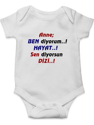 Limon Anne Ben Diyorum Hayat Sen Diyorsun Dizi Baskılı Zıbın