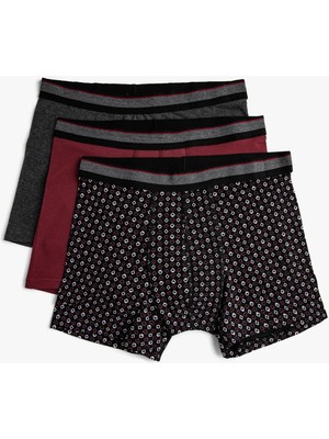 Koton Pamuklu 3'lü Basic Boxer Seti