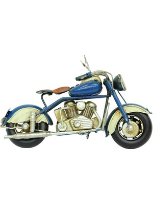 Sinerji Shop Dekoratif Metal Chopper Motosiklet Vintage Biblo Hediyelik