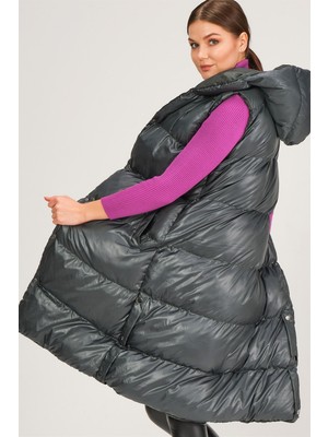 Z6734 DEWBERRY XEXESE BAYAN YELEK-YEŞİL