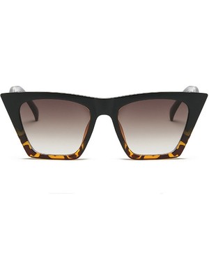 herkesetoptantic Cat Eye Dörtgen Güneş Gözlüğü (Leopar)