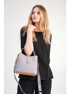 Just Polo Kadın Kilit Detaylı Omuz Çantası