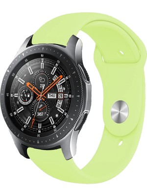 Bipower Samsung Watch 22MM KRD19 Classic Silikon Kordon Açık Yeşil