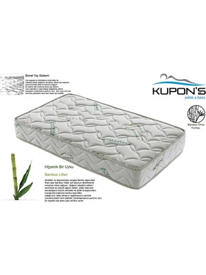 KuponsArt 50X100 Kupons Bamboo Full Ortopedik Yaylı Bebek Yatak