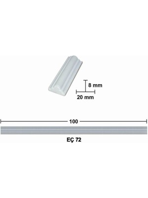 E Hobici Bükülebilir Esnek Çıta 100 cm