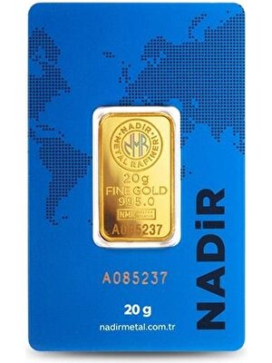 Nadir 20 Gram (995) 24 Ayar Külçe Altın