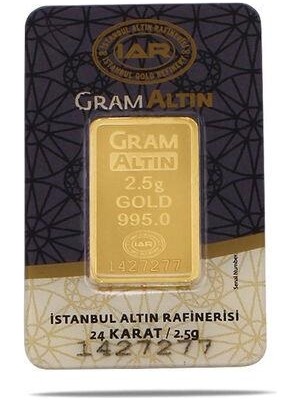 İstanbul Altın Rafinerisi 2,5 Gram (995) 24 Ayar Külçe Altın