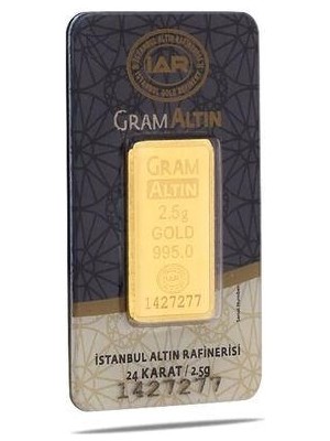 İstanbul Altın Rafinerisi 2,5 Gram (995) 24 Ayar Külçe Altın