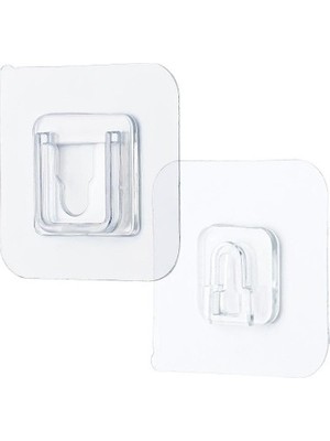 Grkn Ev Dekorasyon Geçmeli Klips Eşya Sabitleme Askısı 2 Set