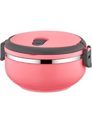 herkesetoptantic Freshbox Tek Katlı Sefer Tası Yemek Termosu (Pembe)