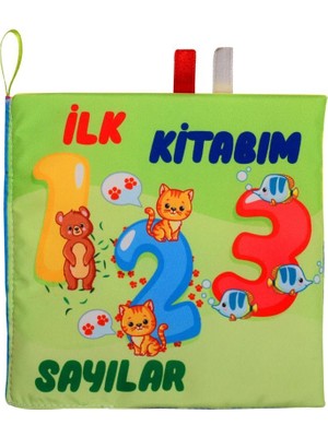 Anki Toys İlk Kitaplarım Sayılar Yumuşak Kumaş Kitap 6 Sayfa Eğlenceli ve Güvenli
